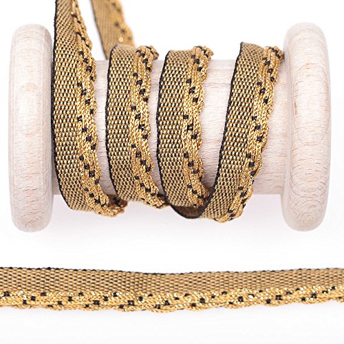 Ruban passepoil fantaisie lurex - Or