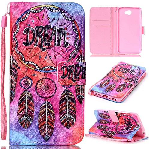 Coque pour huawei y5 ii,housse en cuir pour hua...