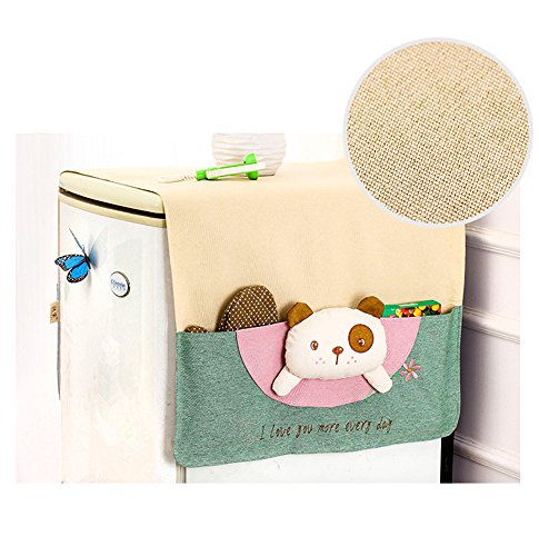 Tissu dust canvas réfrigérateur cover nappe ant...