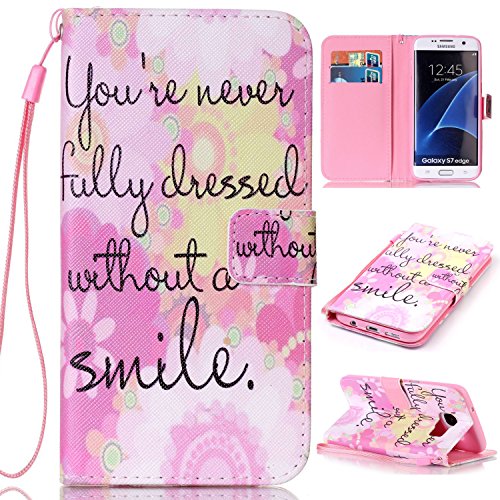 Coque pour samsung galaxy s7 edge,housse en cui...