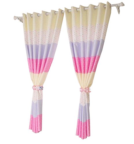 Colorful Salon / Chambre Fenêtre Rideaux Blacko...