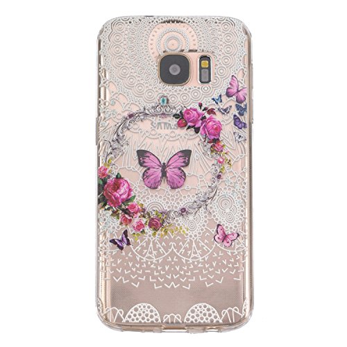 Coque pour samsung galaxy s7,housse en cuir pou...