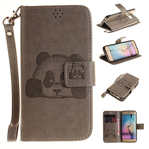 Coque pour Samsung Galaxy S6 edge,Housse en cui...