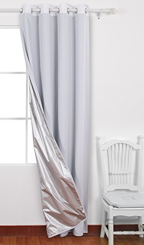 Rideau double blanc rideau thermique isolant à ...