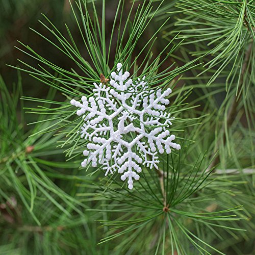 12pcs flacon de neige blanc plastique avec pail...