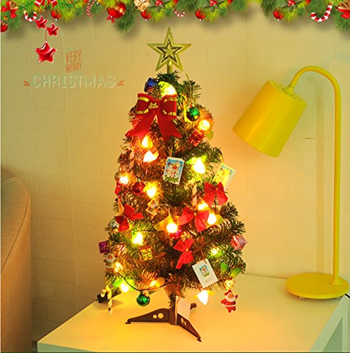 Sapin de noël artificiel lumineux en fibre opti...