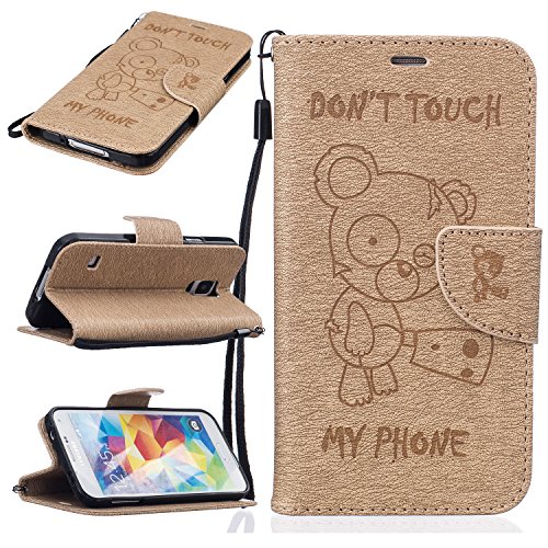 Samsung S5 Coque Lanyard Dragonne Portefeuille ...