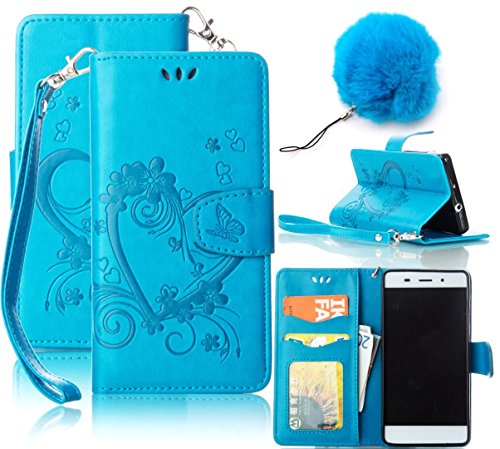 Etui huawei p8 lite cuir portefeuille case huaw...