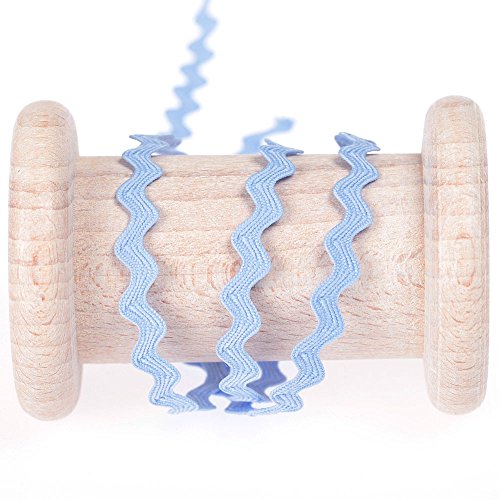 Ruban croquet uni au mètre - Bleu ciel - 13 mm