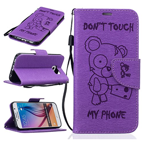 Samsung S6 Coque Lanyard Dragonne Portefeuille ...