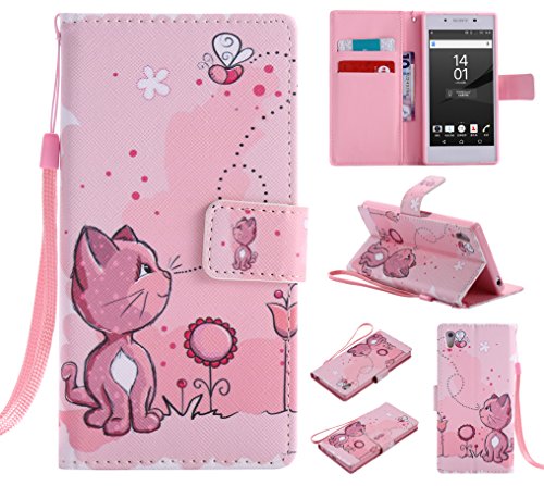 Coque pour sony xperia z5,housse en cuir pour s...