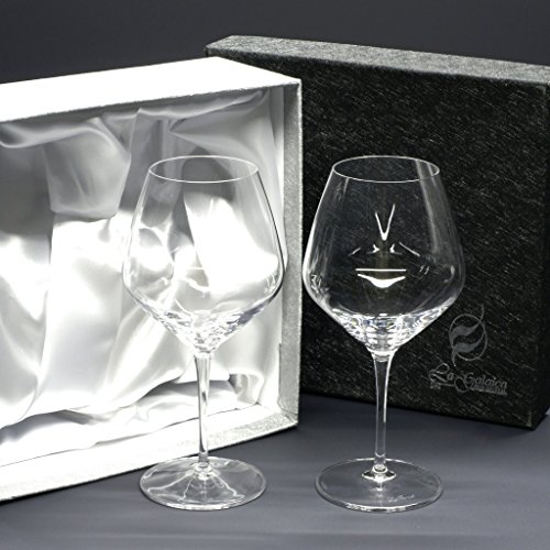 'Set/étui de 2 verres en verre pour vin ou eau,...