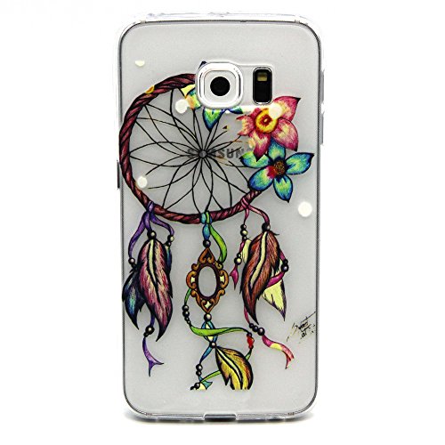 Coque pour samsung galaxy s6 edge,housse en cui...