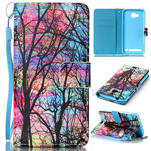 Coque pour huawei y3 ii,housse en cuir pour hua...