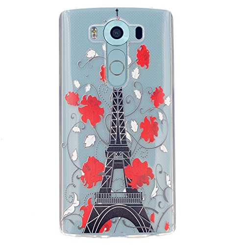 Cozy Hut Coque LG V10, Coque Pare-choc, Cozy Hut [Ultra Slim] [Anti-Scratch ]Antidérapant, Transparente, Souple Cristal Clair Gel TPU(2016 Version), Etui Coque Pour LG V10 - carthame Tour code EAN B01M9FEEIQ 