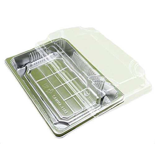 George Jimmy 50PCS Plats Sushi Plats déjeuner scolaire Repas pique-nique Sushi à emporter avec des couvercles-A08 code EAN B01M9IB9Z5 
