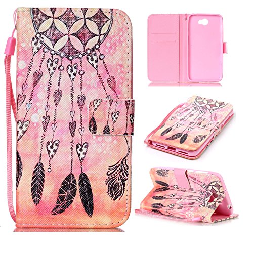 Coque pour huawei y5 ii,housse en cuir pour hua...