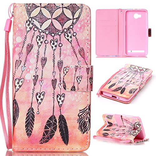 Coque pour huawei y3 ii,housse en cuir pour hua...