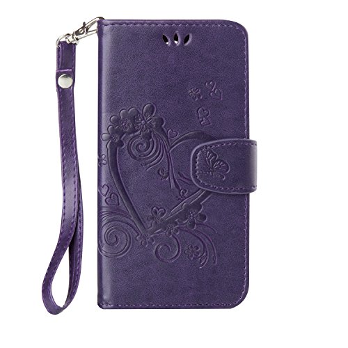 Coque pour moto g4 plus,housse en cuir pour mot...