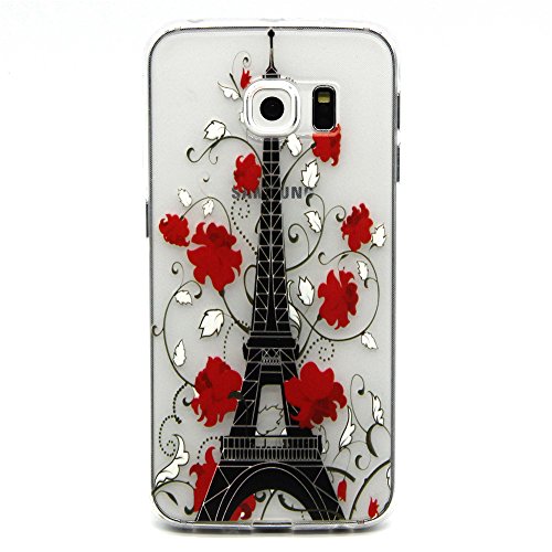 Coque pour samsung galaxy s6 edge,housse en cui...