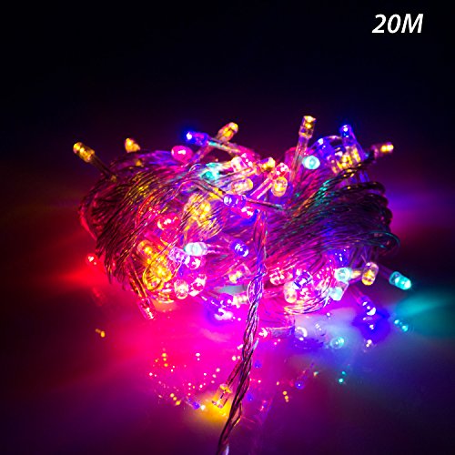 Guirlandes lumineuses déco 20 m 200 led ampoule...