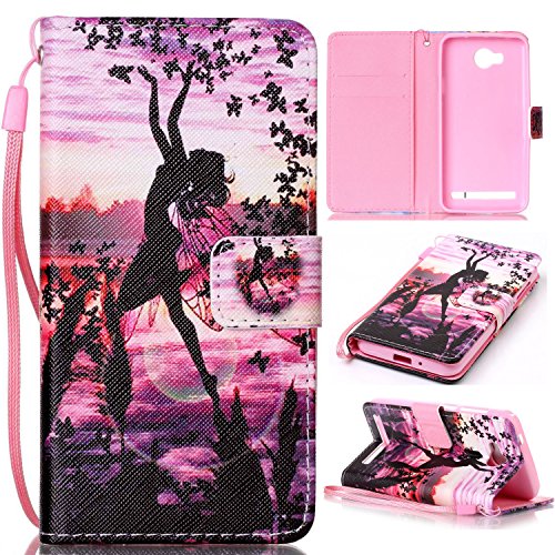 Coque pour huawei y3 ii,housse en cuir pour hua...