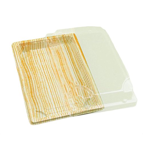 George Jimmy 50PCS Plats Sushi Plats déjeuner scolaire Repas pique-nique Sushi à emporter avec des couvercles-A04 code EAN B01MD1292V 