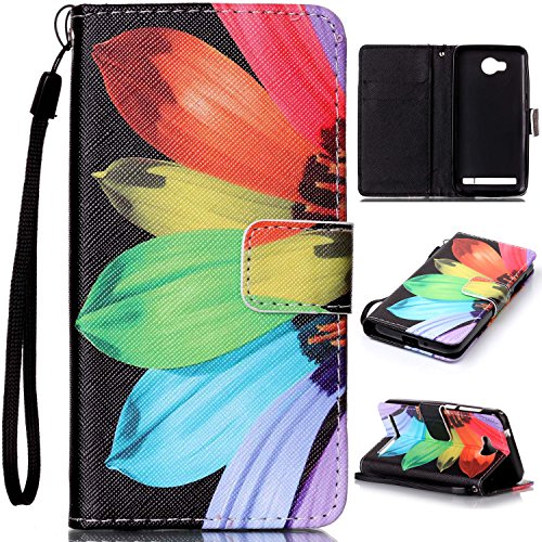 Coque pour huawei y3 ii,housse en cuir pour hua...