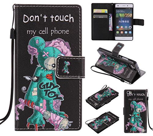 Coque pour huawei p8 lite,housse en cuir pour h...