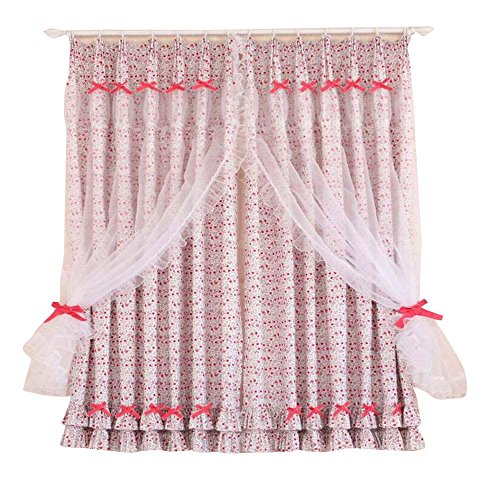 Belle maison / Chambre Fenêtre Traitement Ridea...