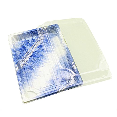 George Jimmy 50PCS Plats Sushi Plats déjeuner scolaire Repas pique-nique Sushi à emporter avec des couvercles-A06 code EAN B01MDTOLCV 