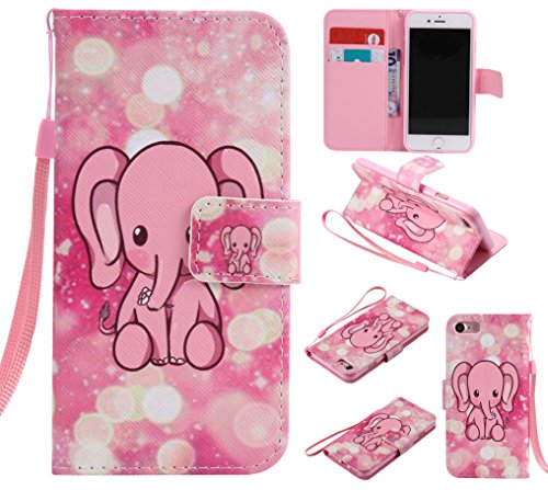 Coque pour iphone 7 (4,7 zoll),housse en cuir p...