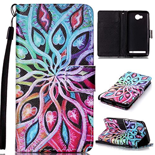 Coque pour huawei y3 ii,housse en cuir pour hua...