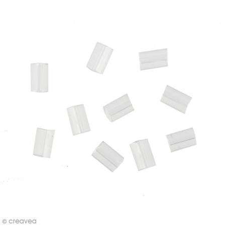 Lilou Blue Stoppeurs cylindres pour boucles d'oreilles - Transparent - 10 pcs code EAN B01MEGLWPT 