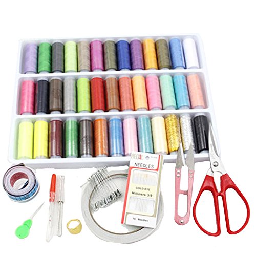 39 Couleurs Machine à broder Fil à coudre Outil...