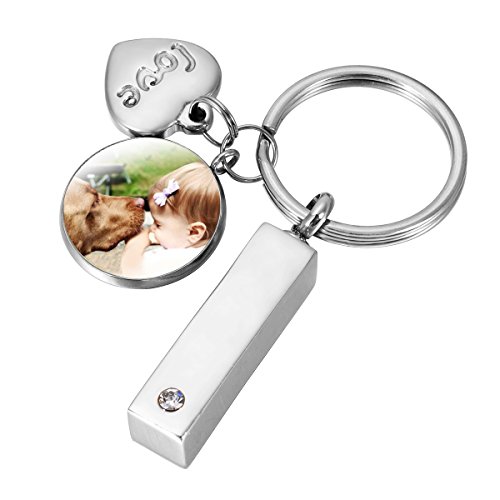 HOUSWEETY Porte-cles Personnalisation Pendentif...