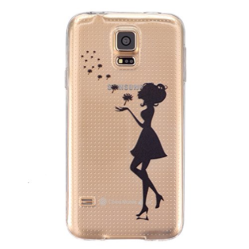 Coque pour samsung galaxy s5 g900,housse en cui...