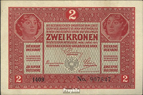 Autriche kat-no.: 165 (21) 1917 2 couronnes (bi...