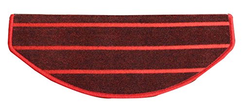 East Majik Café rayures rouges Tapis d'escalier Tapis d'escalier Tapis d'escalier / 25.59 * 9.45 " code EAN B01MSNFVYI 