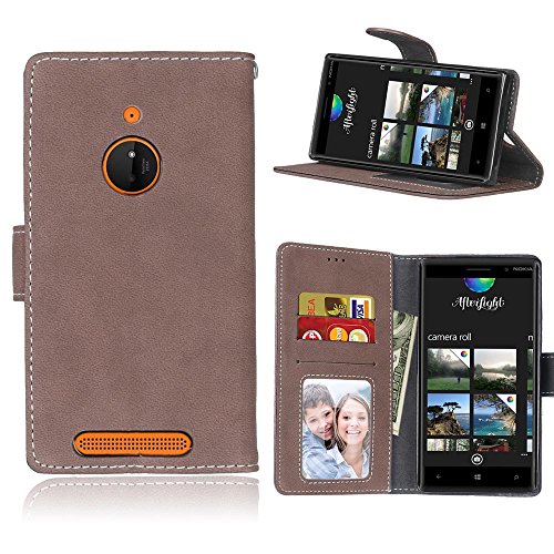 Cozy Hut Nokia Lumia 830 (5 Zoll) Coque Lanyard Dragonne Portefeuille étui en cuir PU,Nokia Lumia 830 (5 Zoll) Flip magnétique Cas avec support Béquille de carte,Cozy Hut Créatif Simple Book Style [Anti-scratch] Retro Matte Motif Prime Ultra Slim Fit Wallet Protecteur Étui Coque Flip PU Cuir Portefeuille Etui Housse Coque Coquille avec Stand et les fentes de carte de crédit pour Nokia Lumia 830 (5 Zoll) - Brown Matte code EAN B01MTJW0ZS 