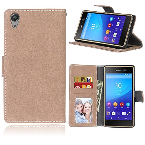 Cozy Hut Sony Xperia X Perfor (5,0 Zoll) Coque Lanyard Dragonne Portefeuille étui en cuir PU,Sony Xperia X Perfor (5,0 Zoll) Flip magnétique Cas avec support Béquille de carte,Cozy Hut Créatif Simple Book Style [Anti-scratch] Retro Matte Motif Prime Ultra Slim Fit Wallet Protecteur Étui Coque Flip PU Cuir Portefeuille Etui Housse Coque Coquille avec Stand et les fentes de carte de crédit pour Sony Xperia X Perfor (5,0 Zoll) - Beige Scrub code EAN B01MTJWDL7 