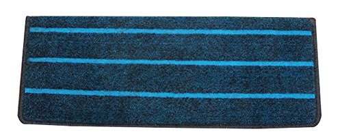 Rayures bleu foncé Tapis pour escaliers Tapis d...