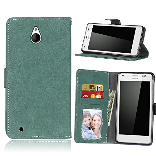 Cozy Hut Microsoft Lumia 850 Coque Lanyard Dragonne Portefeuille étui en cuir PU,Microsoft Lumia 850 Flip magnétique Cas avec support Béquille de carte,Cozy Hut Créatif Simple Book Style [Anti-scratch] Retro Matte Motif Prime Ultra Slim Fit Wallet Protecteur Étui Coque Flip PU Cuir Portefeuille Etui Housse Coque Coquille avec Stand et les fentes de carte de crédit pour Microsoft Lumia 850 - dépoli vert code EAN B01N01U3XU 
