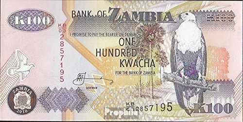 Sambia Pick-no: 38i 2010 100 Kwacha (billets de...