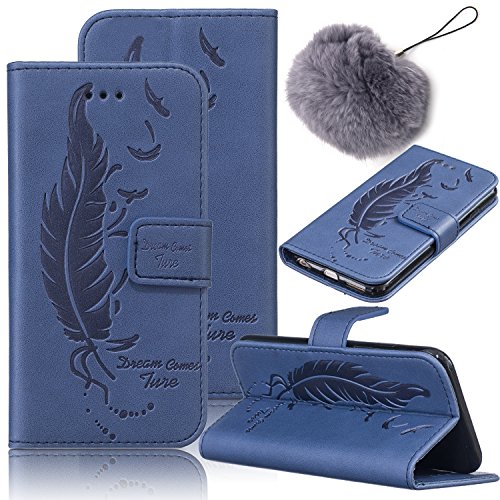 Cuir coque iphone 7 plus 5.5 pouces flip case i...