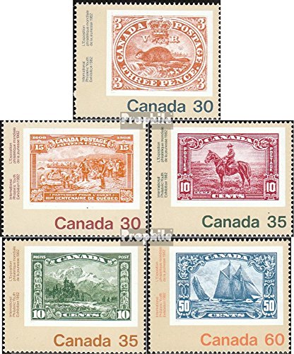 Prophila Collection canada 822-826 (complète.Edition.) 1982 philatélie (Timbres pour les collectionneurs) code EAN B01N53AL1Z 