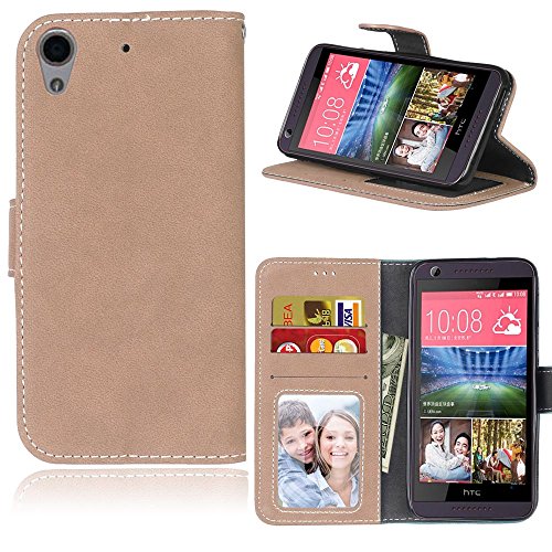 Cozy Hut HTC Desire 626 / 626G Coque Lanyard Dragonne Portefeuille étui en cuir PU,HTC Desire 626 / 626G Flip magnétique Cas avec support Béquille de carte,Cozy Hut Créatif Simple Book Style [Anti-scratch] Retro Matte Motif Prime Ultra Slim Fit Wallet Protecteur Étui Coque Flip PU Cuir Portefeuille Etui Housse Coque Coquille avec Stand et les fentes de carte de crédit pour HTC Desire 626 / 626G - Beige Scrub code EAN B01N8T9RDM 
