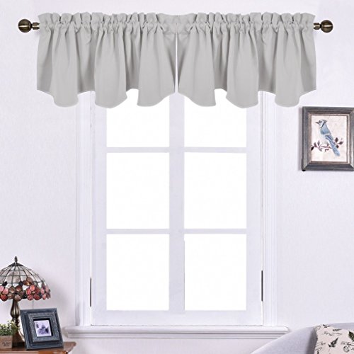 Lot de 1 cantonnière de rideaux pour fenêtre, 1...