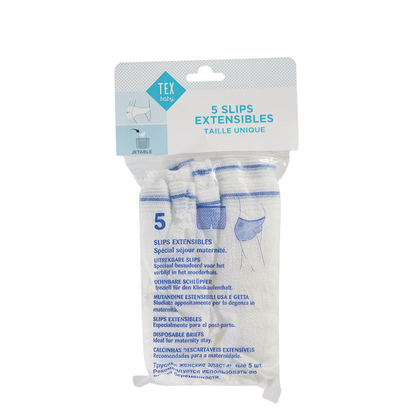 Lot de 5 Slips filet