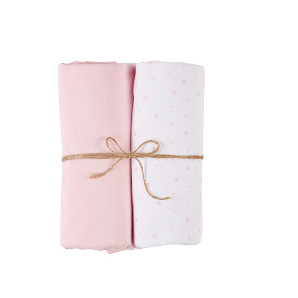 Lot de 2 draps-housses